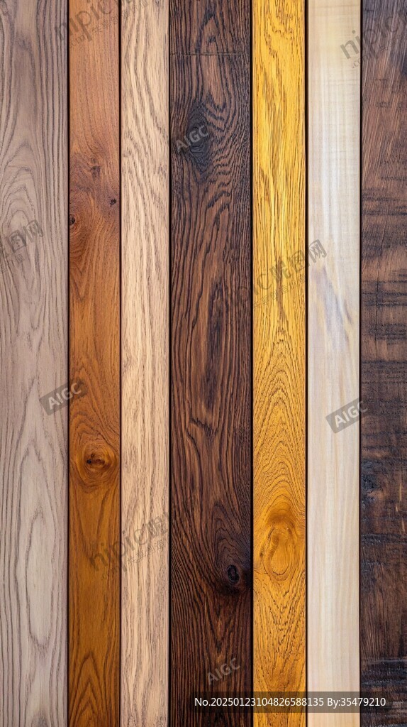 多种颜色木板木材