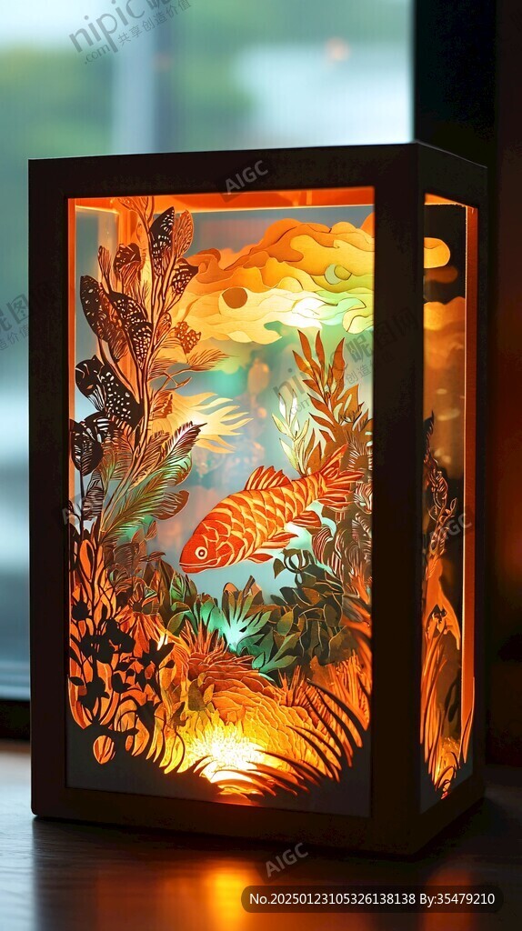 锦鲤装饰灯
