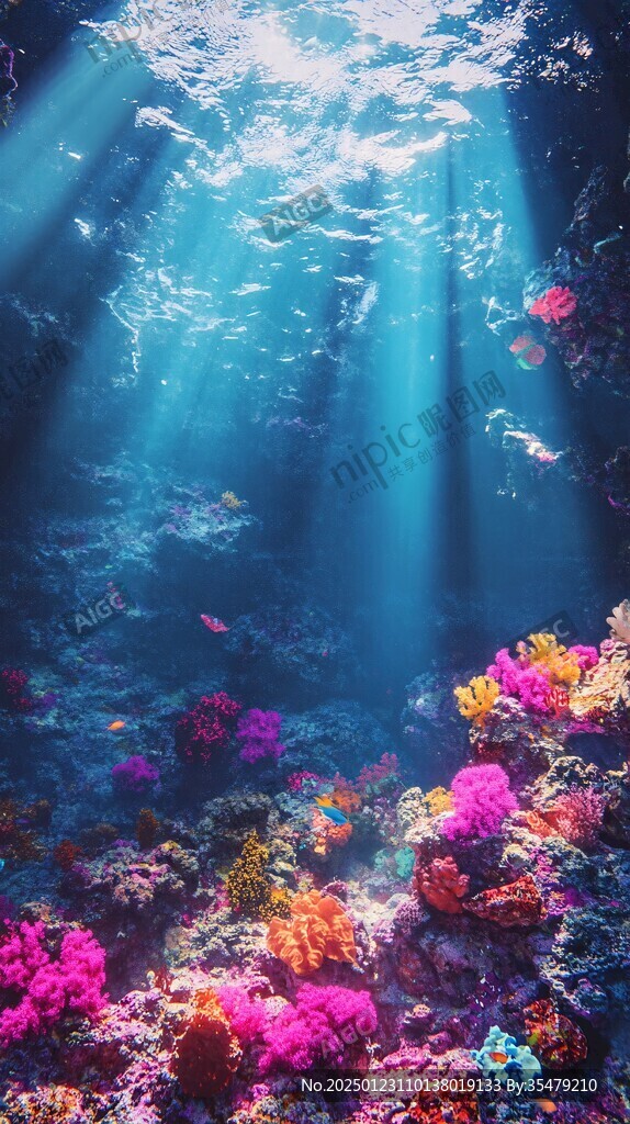 海底风光海洋生态