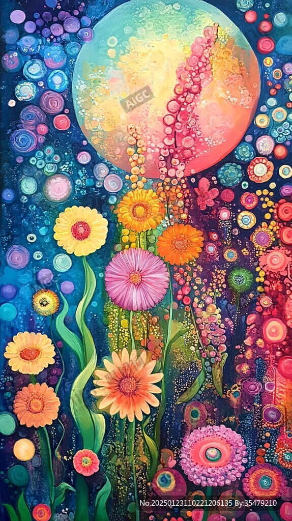 绚丽唯美装饰画