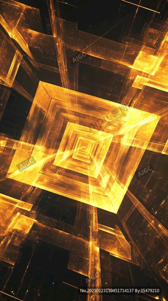 金色无限科技背景