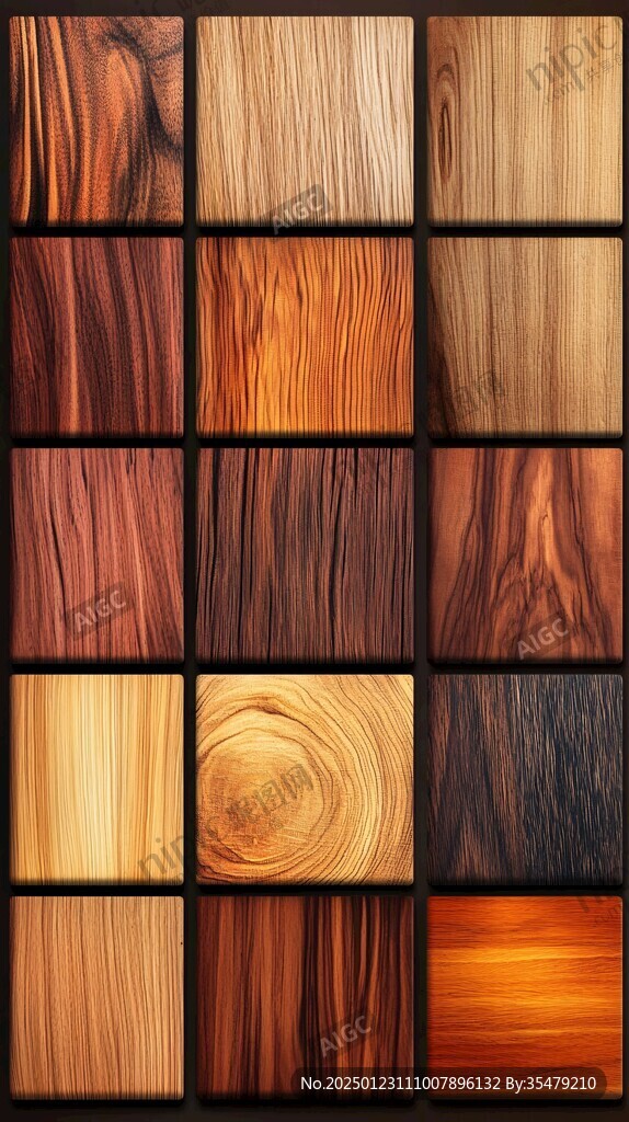 原木色木纹图片色卡