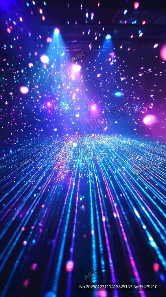 科技光线汇聚背景