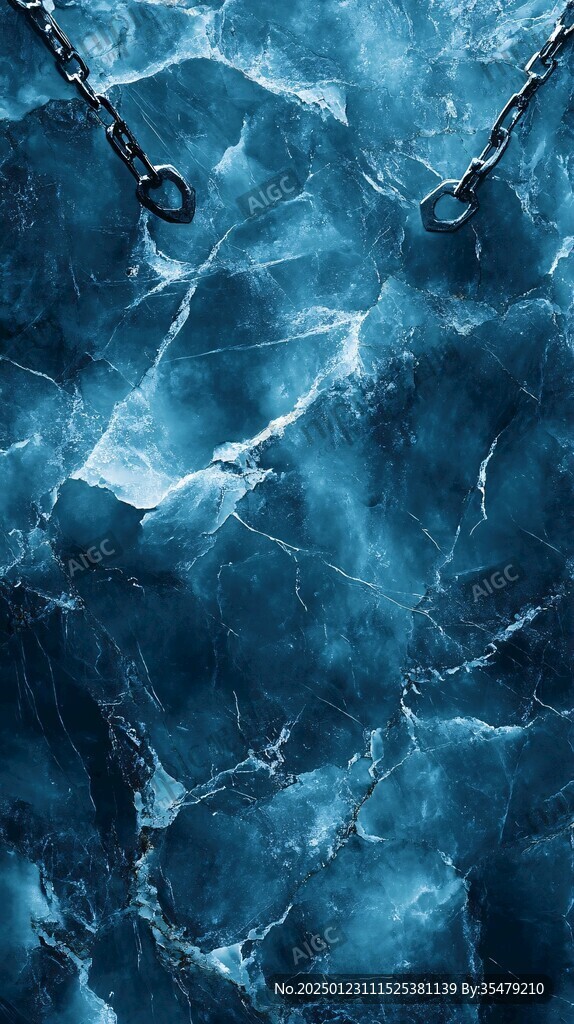 高清蓝色大理石纹理