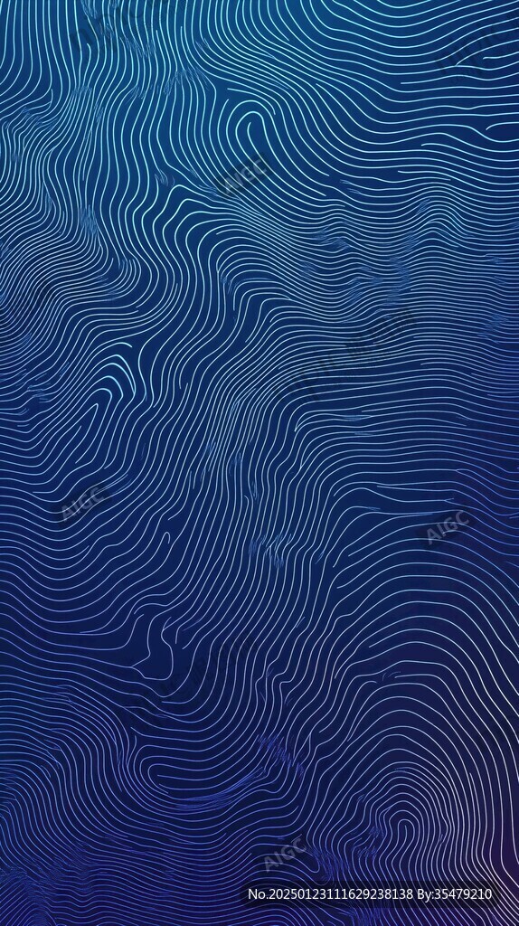炫彩波浪蓝色渐变纹理