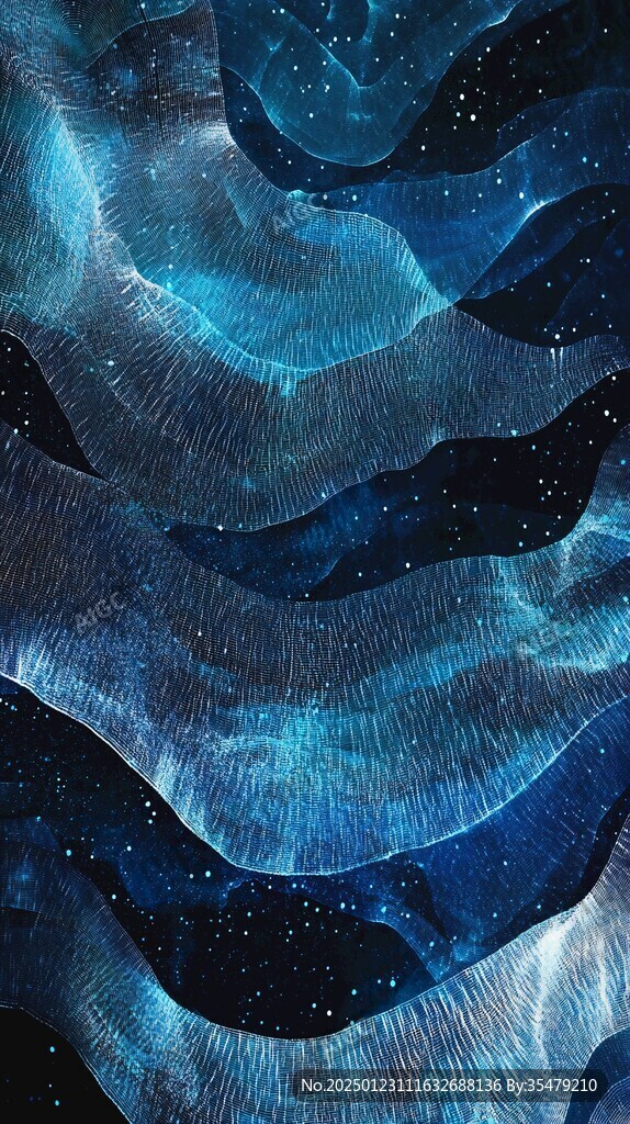 抽象写意星辰大海