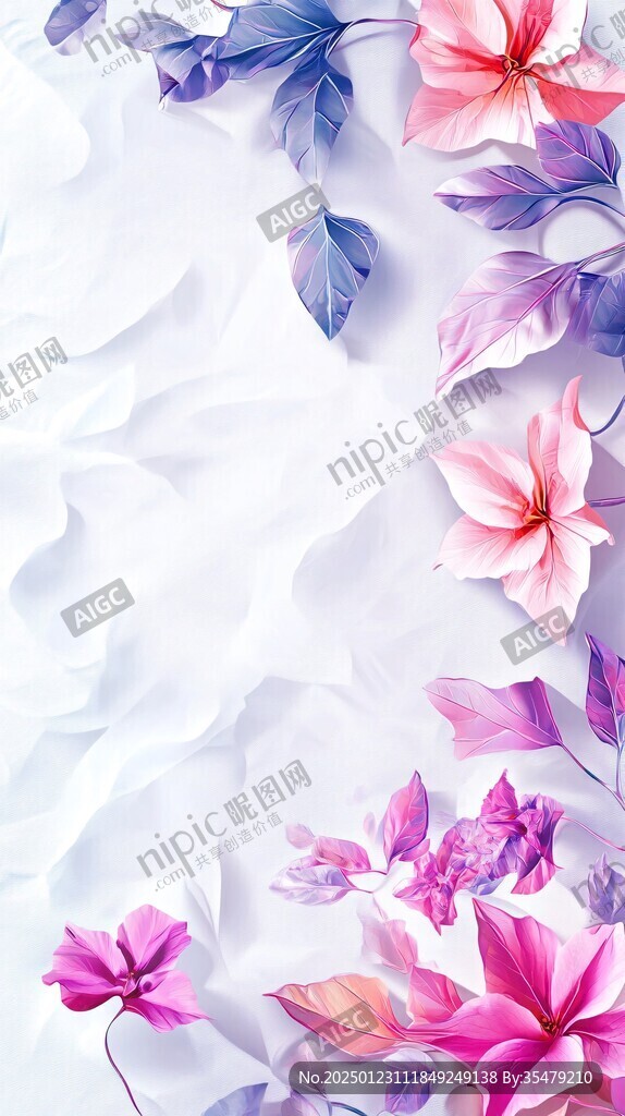 3d立体花壁纸