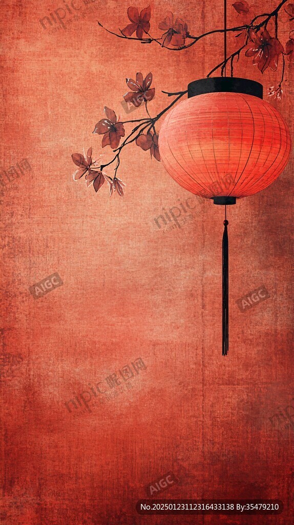 古典意境红灯笼