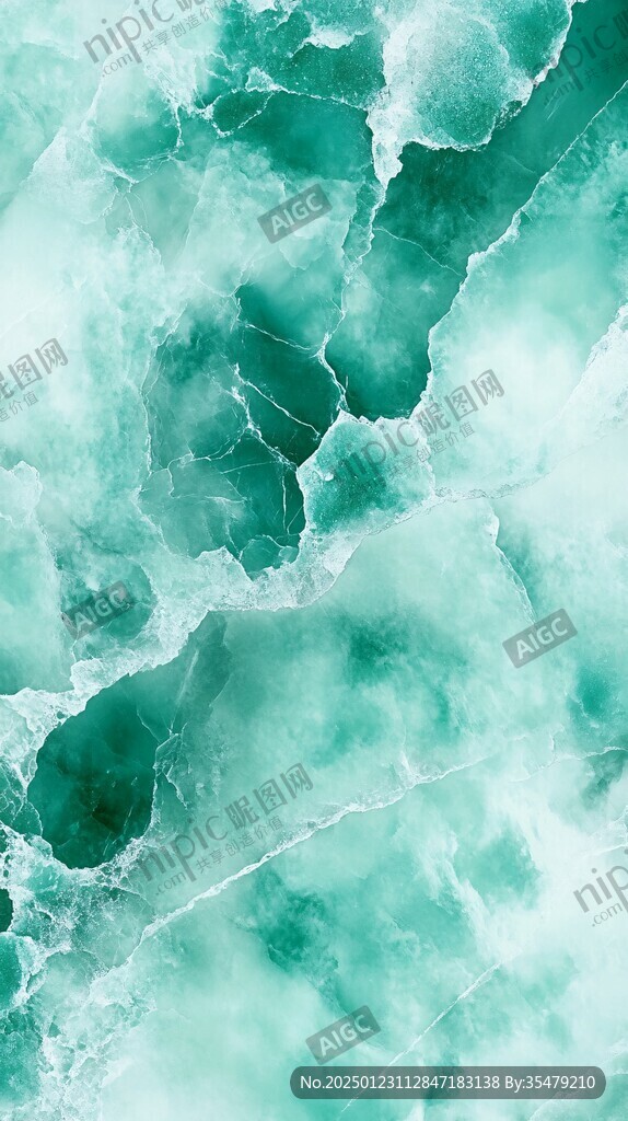 高清绿蓝大理石纹石材