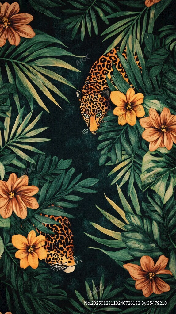 植物鲜花蝴蝶