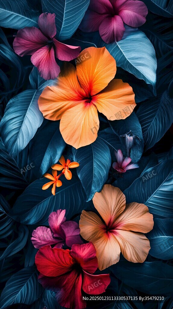3d立体花壁纸
