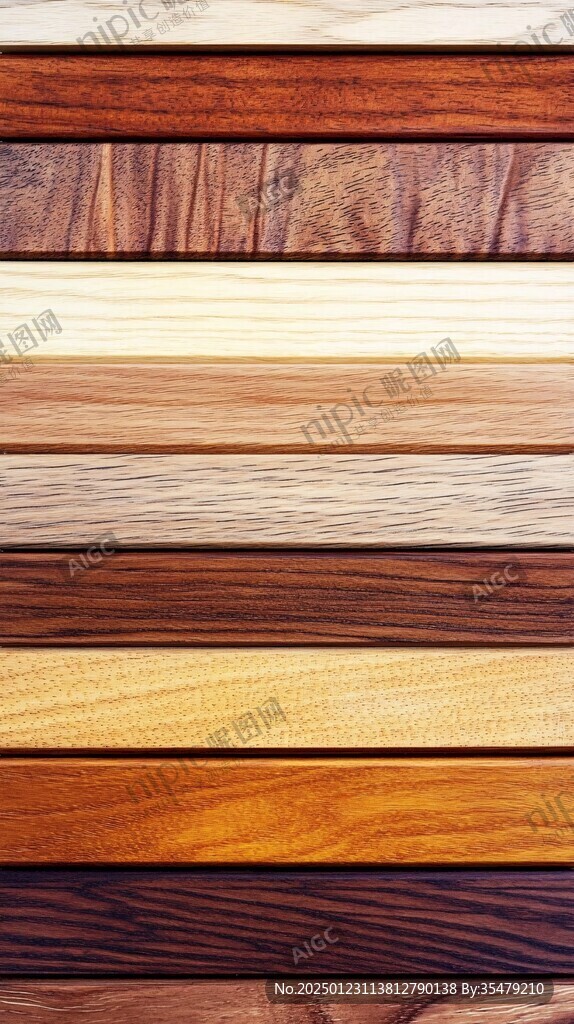 多种颜色木板木材