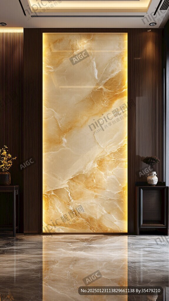 轻奢大理石背景墙