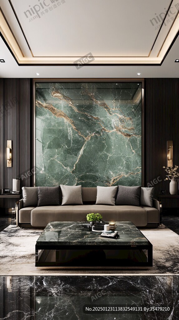 岩板客厅场景素材
