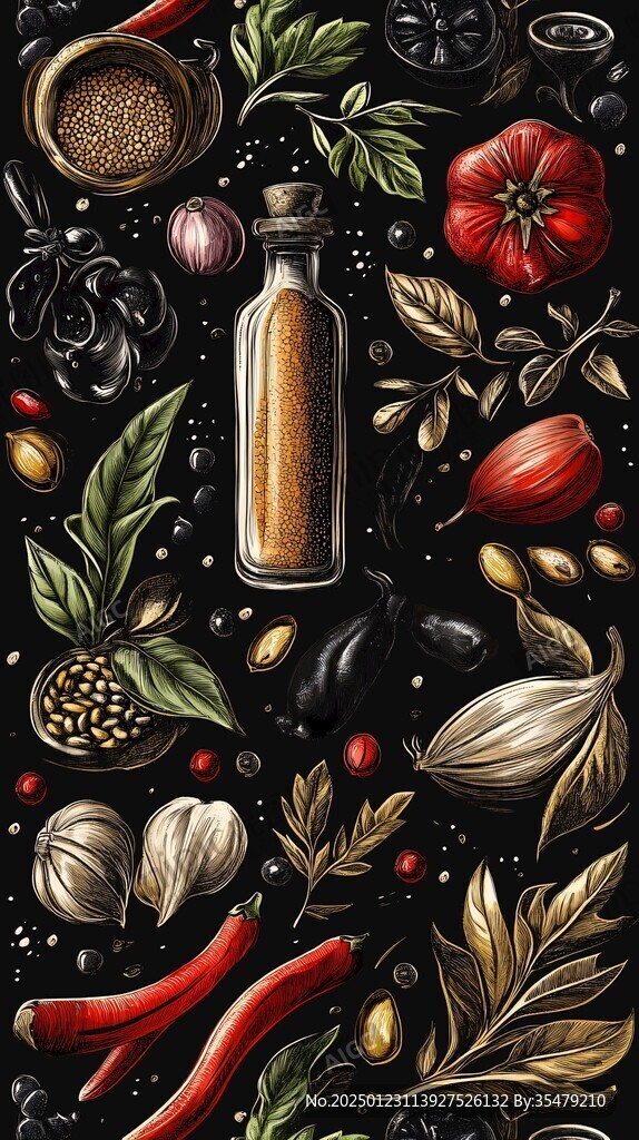 调味品插画