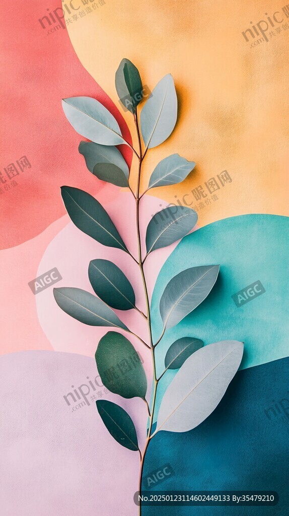 树叶色彩树叶