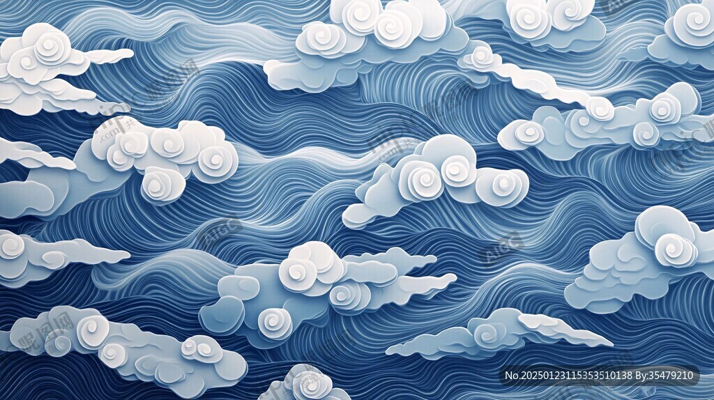 宋代云图高端云纹装饰