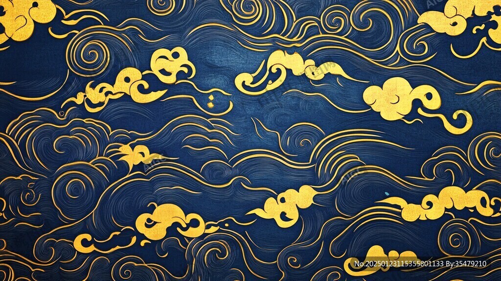 金银云纹