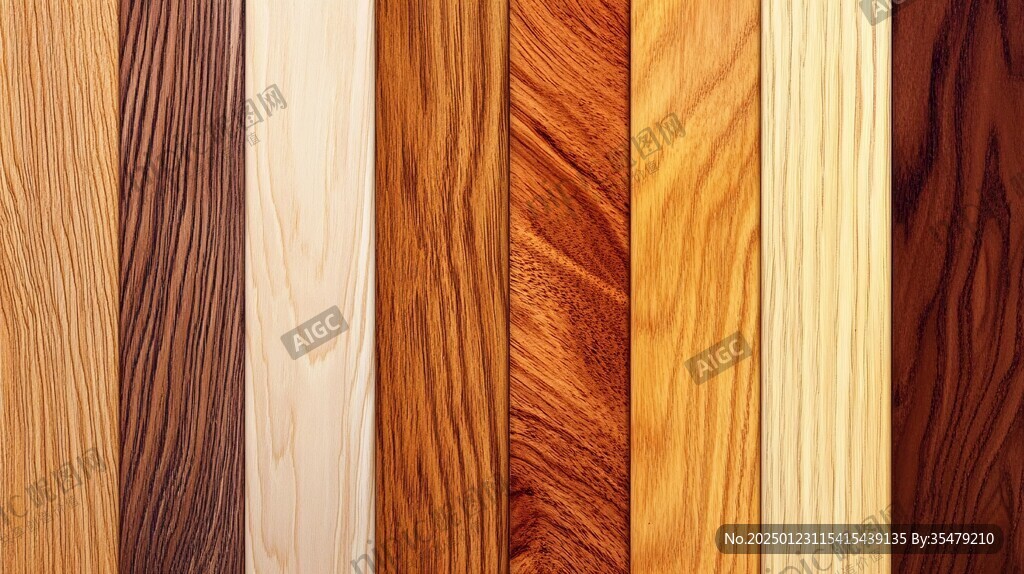 多种颜色木板木材