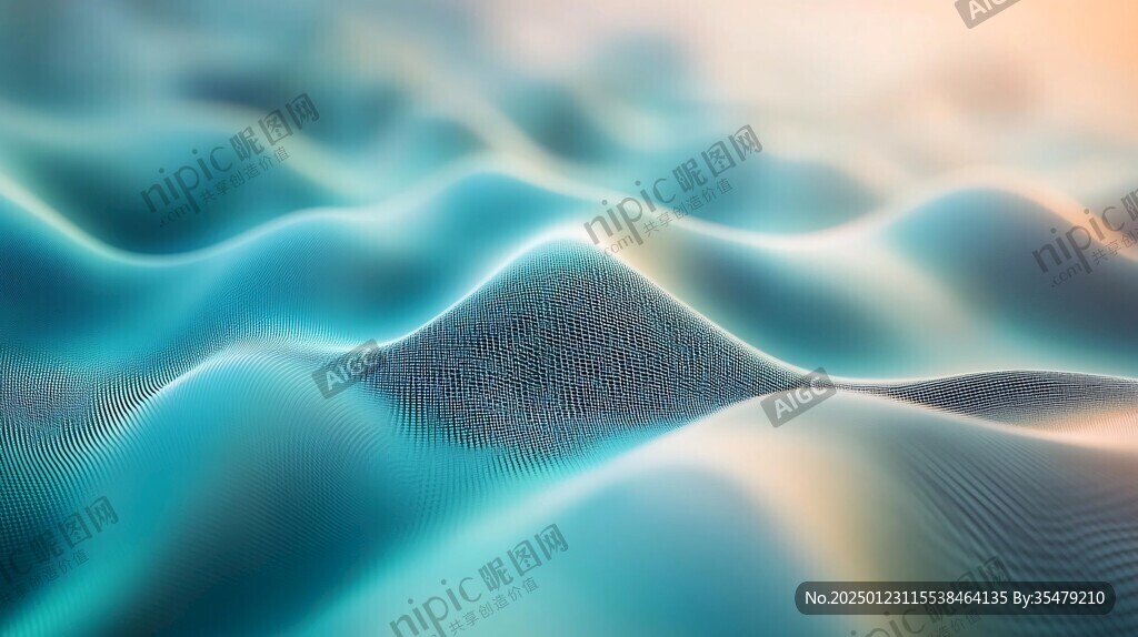3d立体起伏波浪