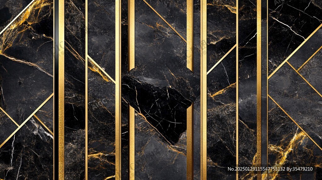 黑金大理石背景