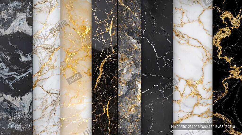 黑金大理石背景