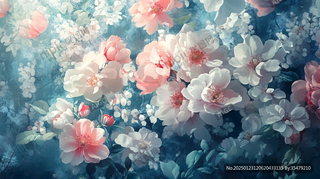 炫彩花朵壁纸