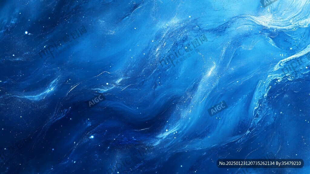 抽象写意星辰大海