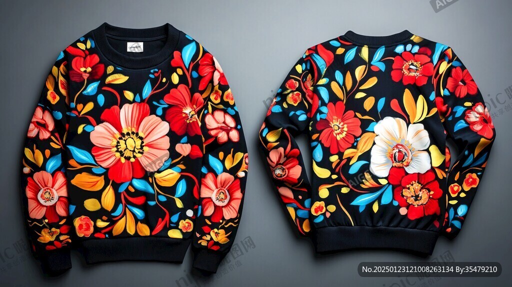 卫衣花型
