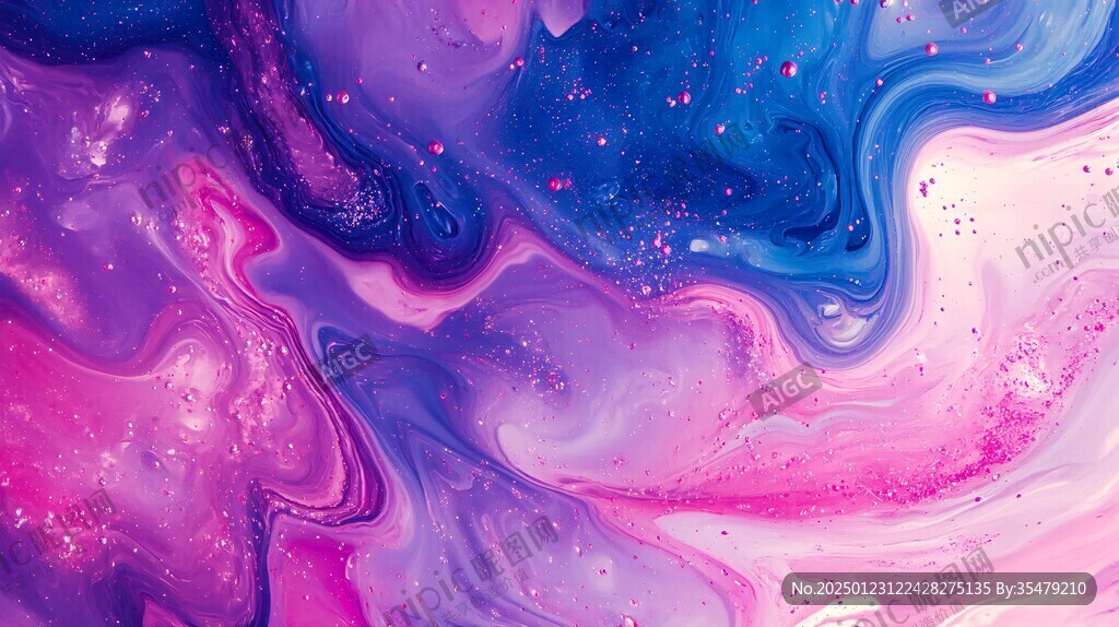 海洋流体画宇宙