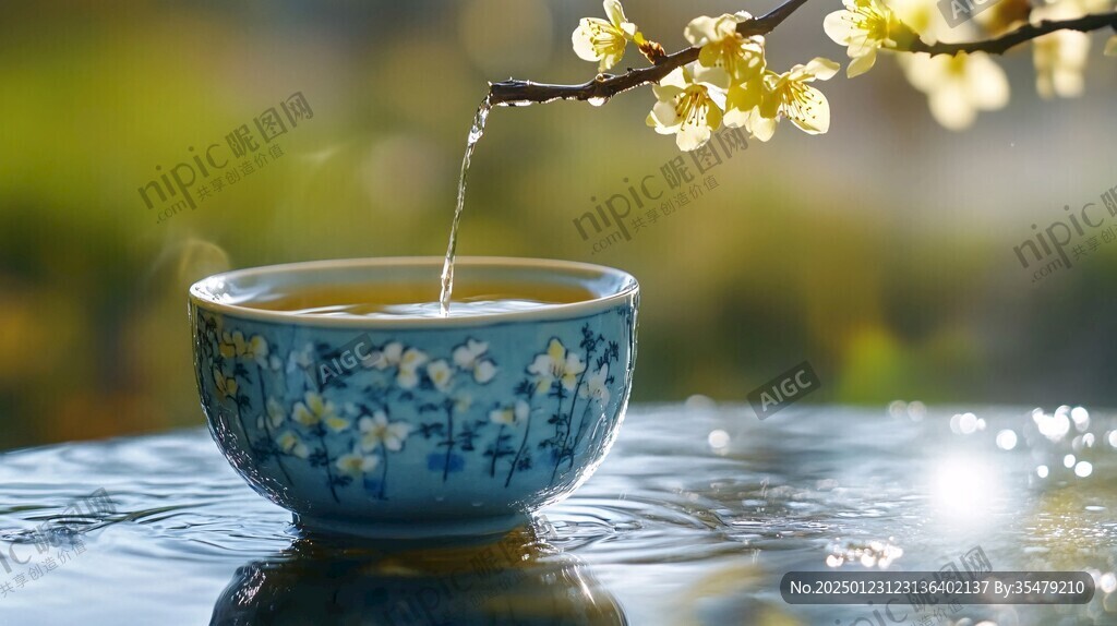 逆光茶汤