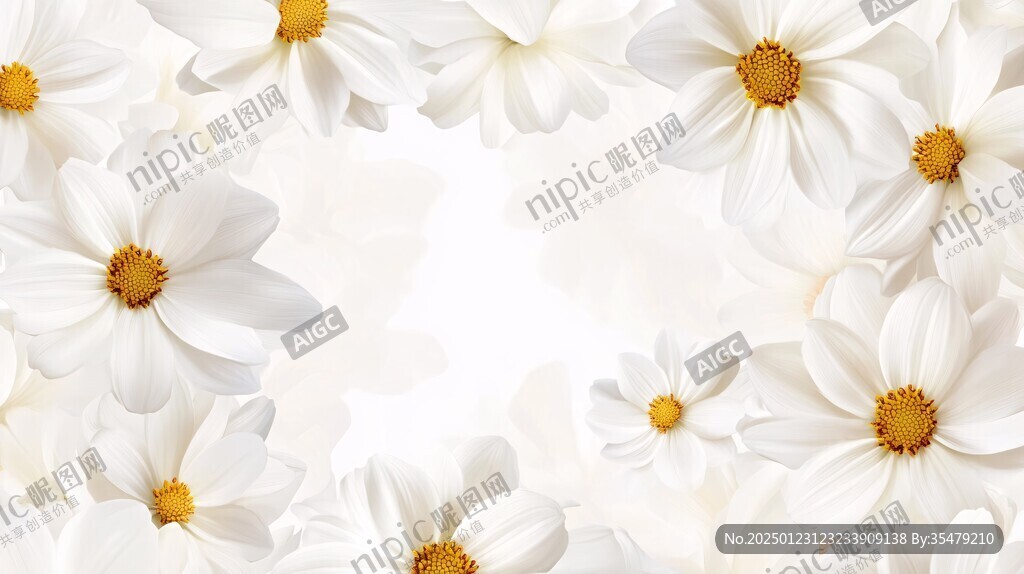 3d立体简约花