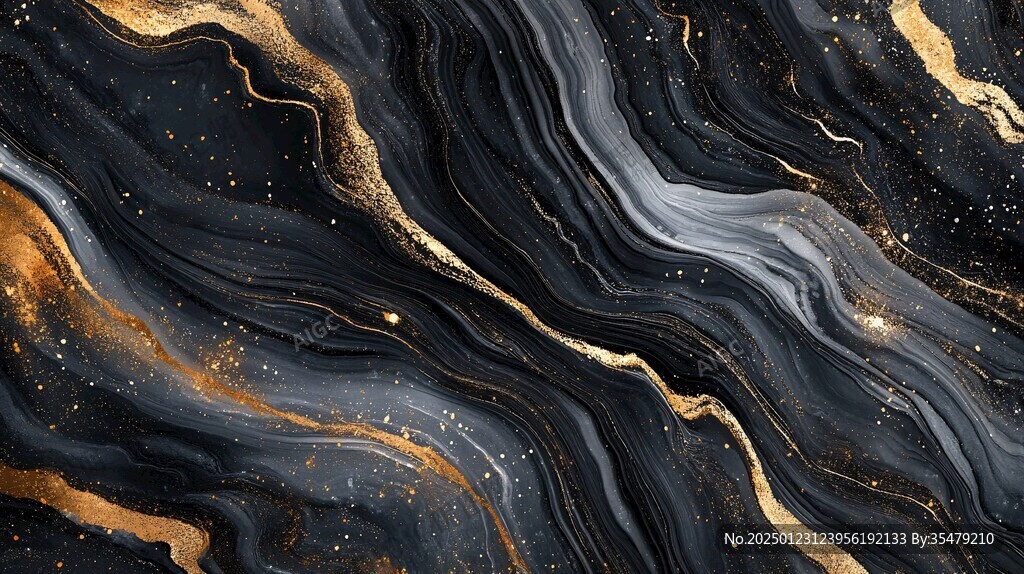 金色抽象流体纹理背景