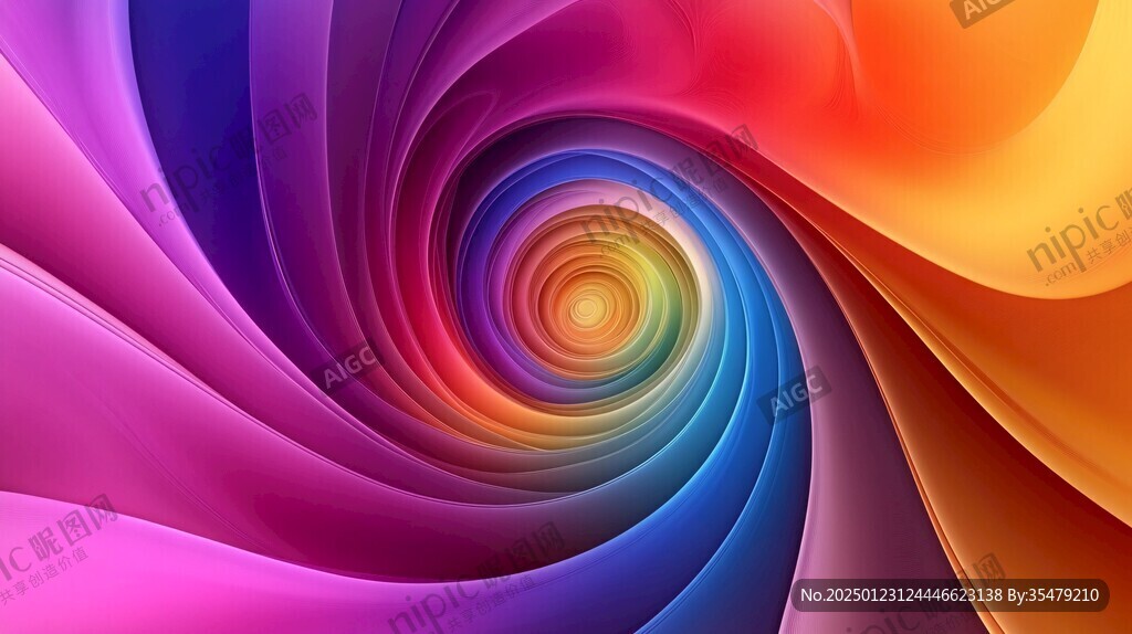 3d印花旋涡背景