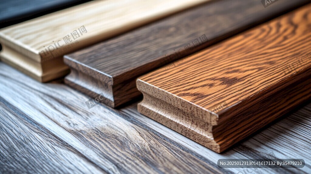 木纹色铝合金型材