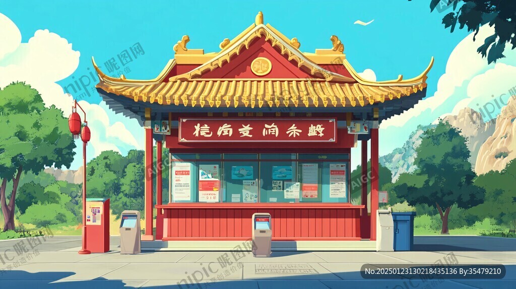 景区插画