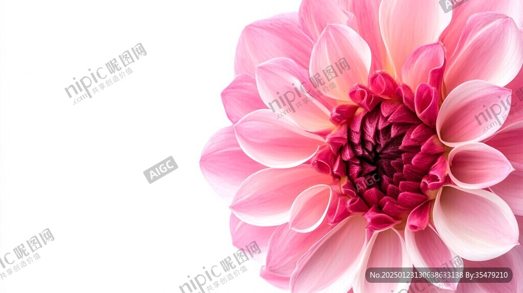 高清粉红色菊花背景
