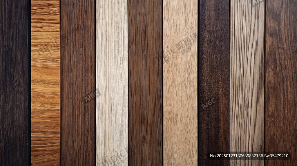 多种颜色木板木材