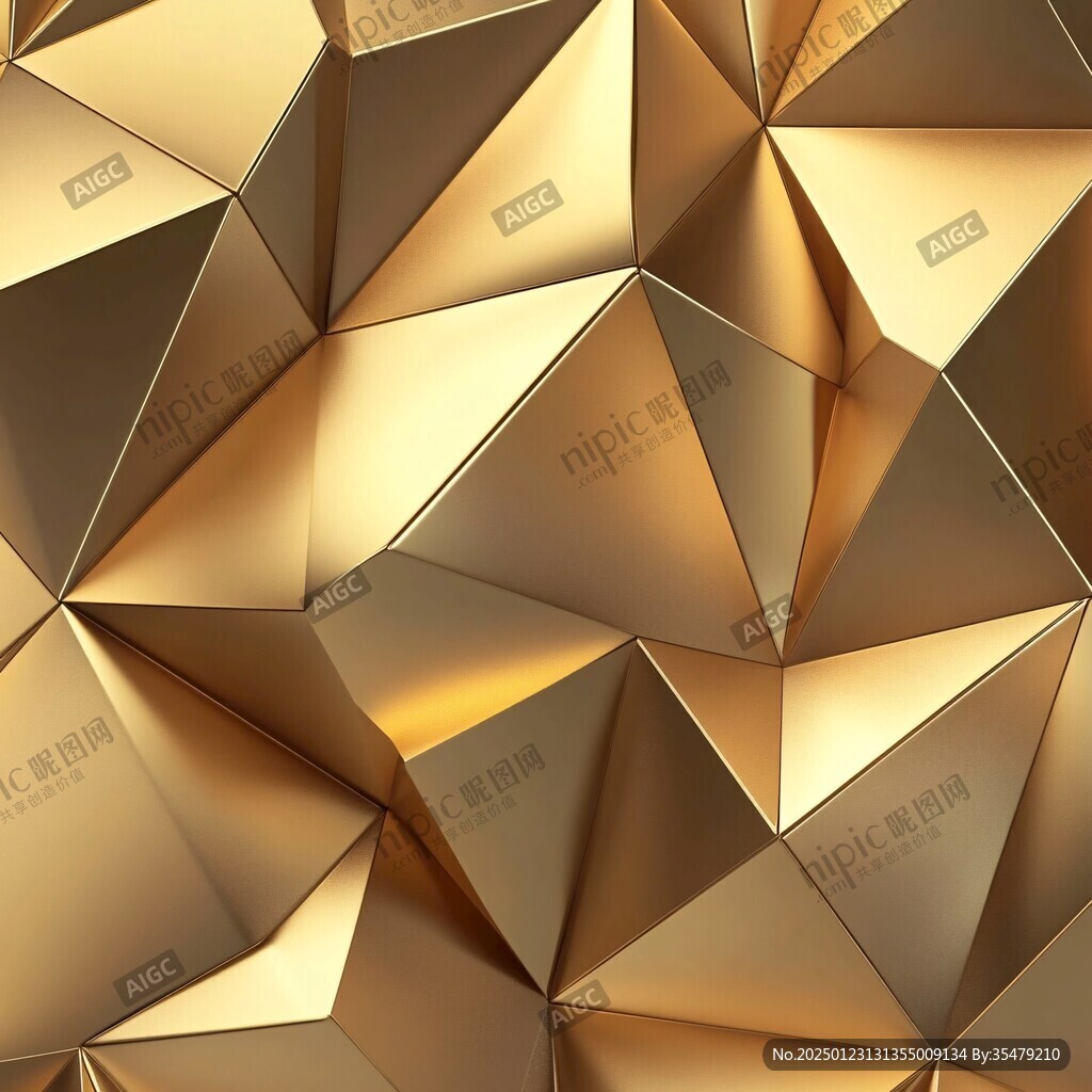 金色立体感背景