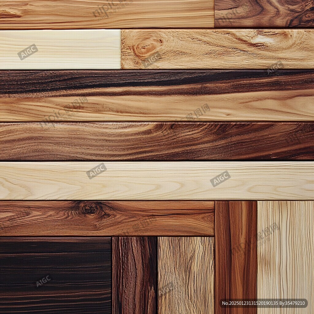 多种颜色木板木材