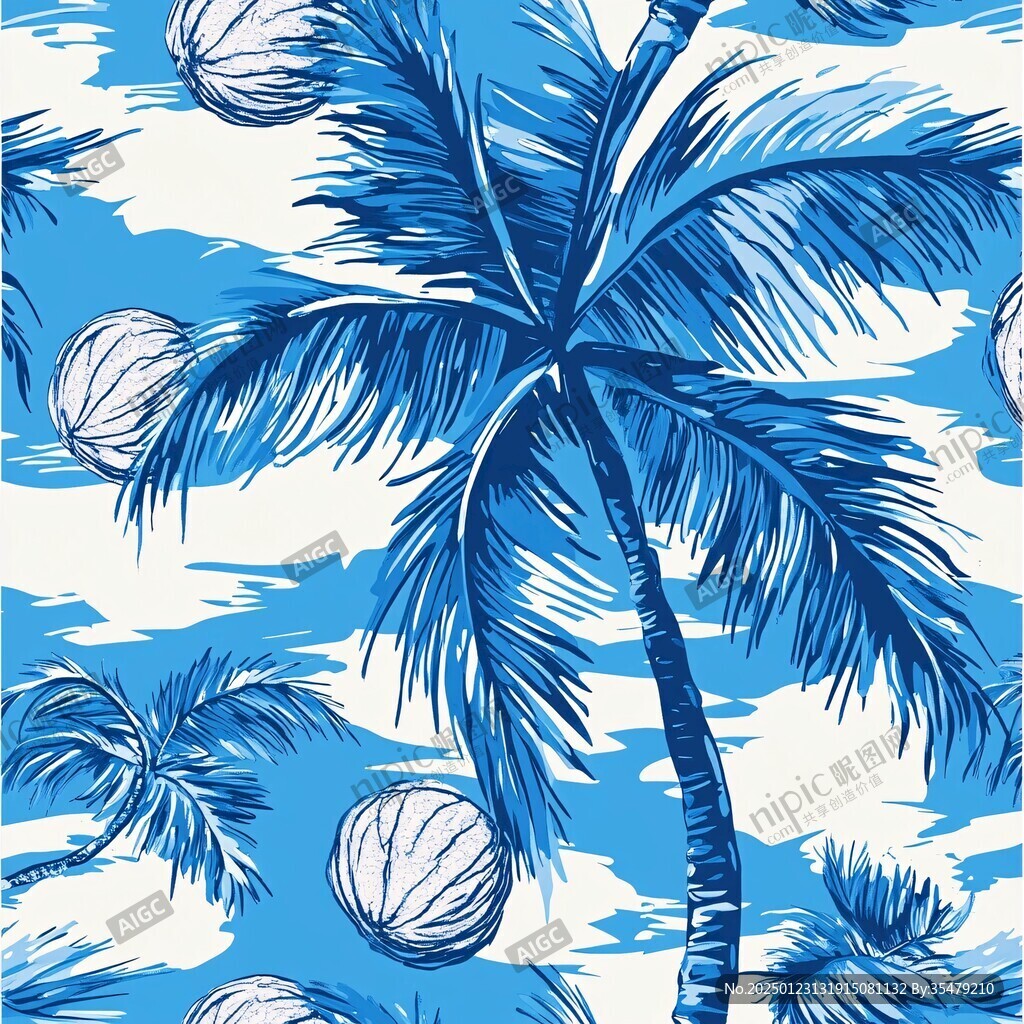 椰树插画