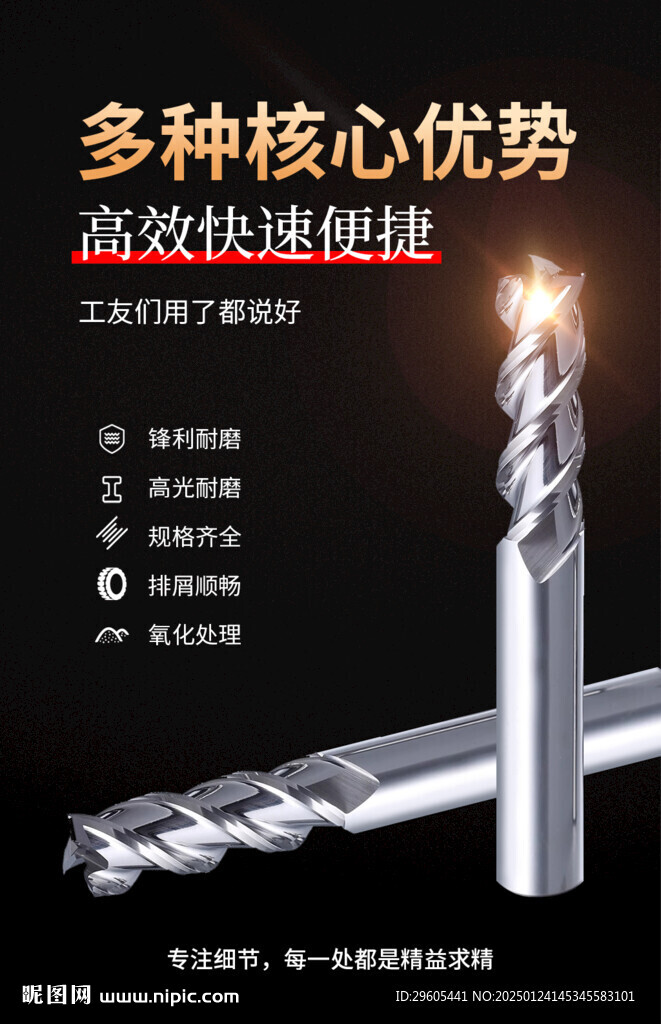 铣刀宣传海报