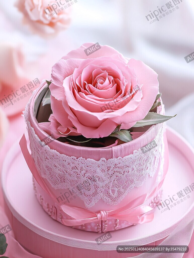玫瑰花糖果盒