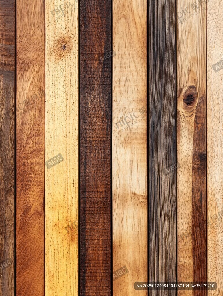 多种颜色木板木材