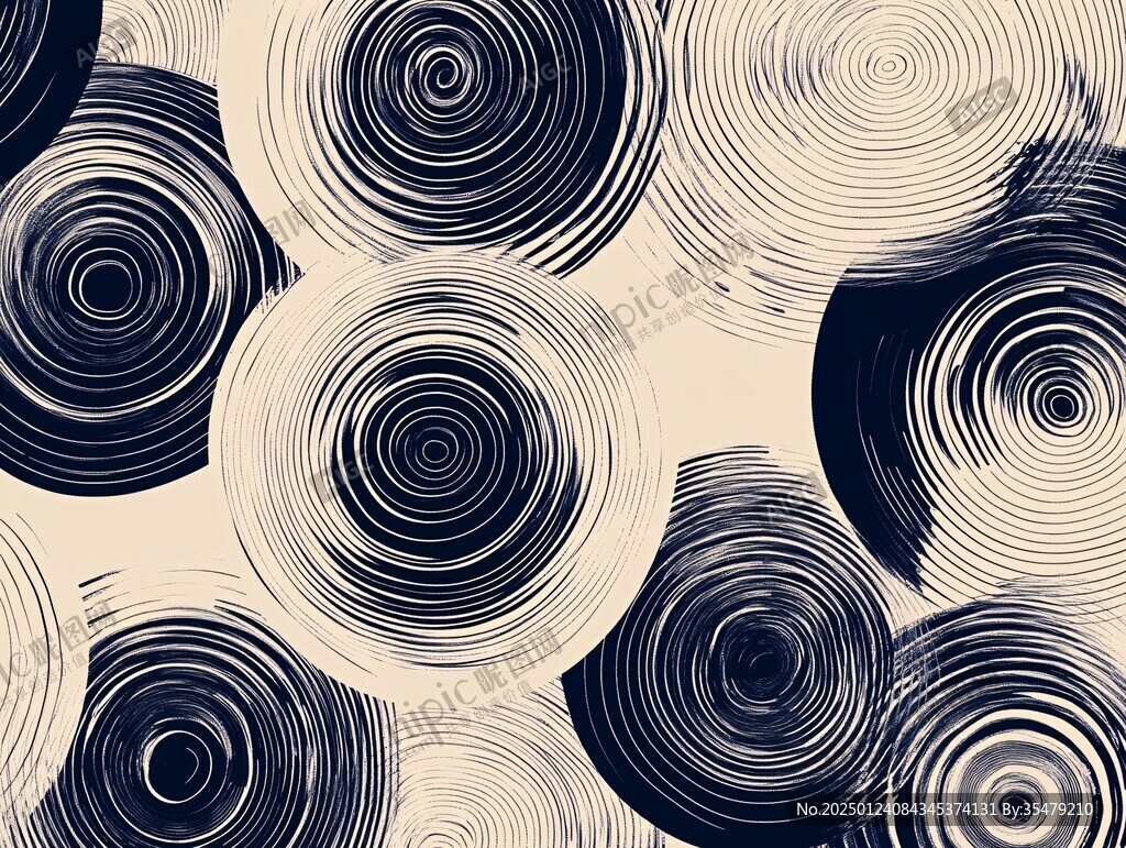 年轮花纹
