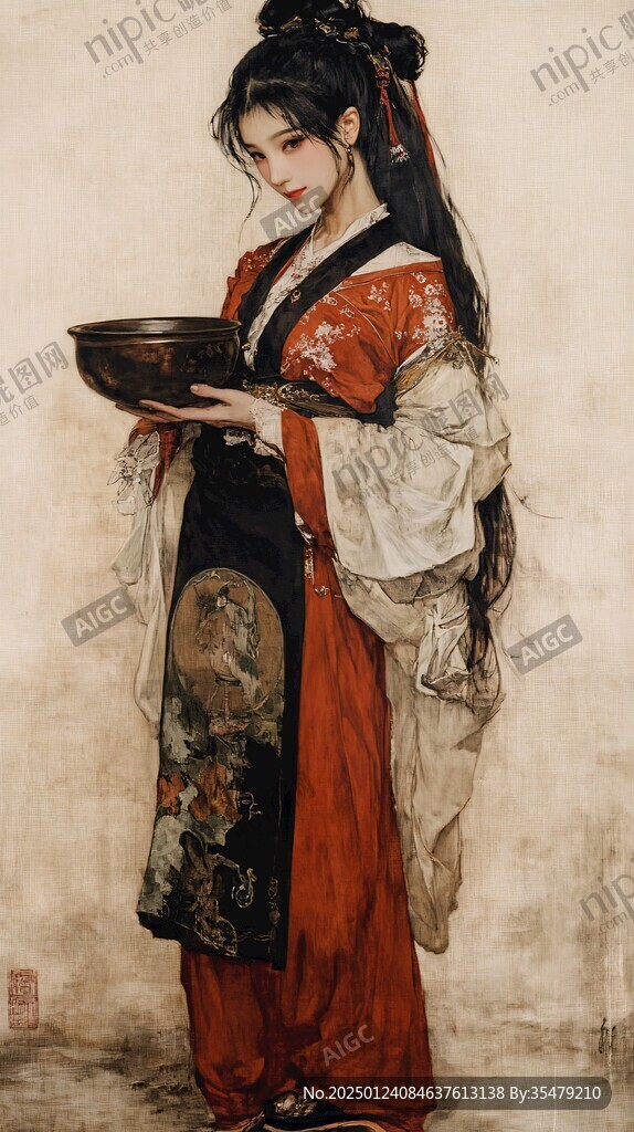 侍女图系列