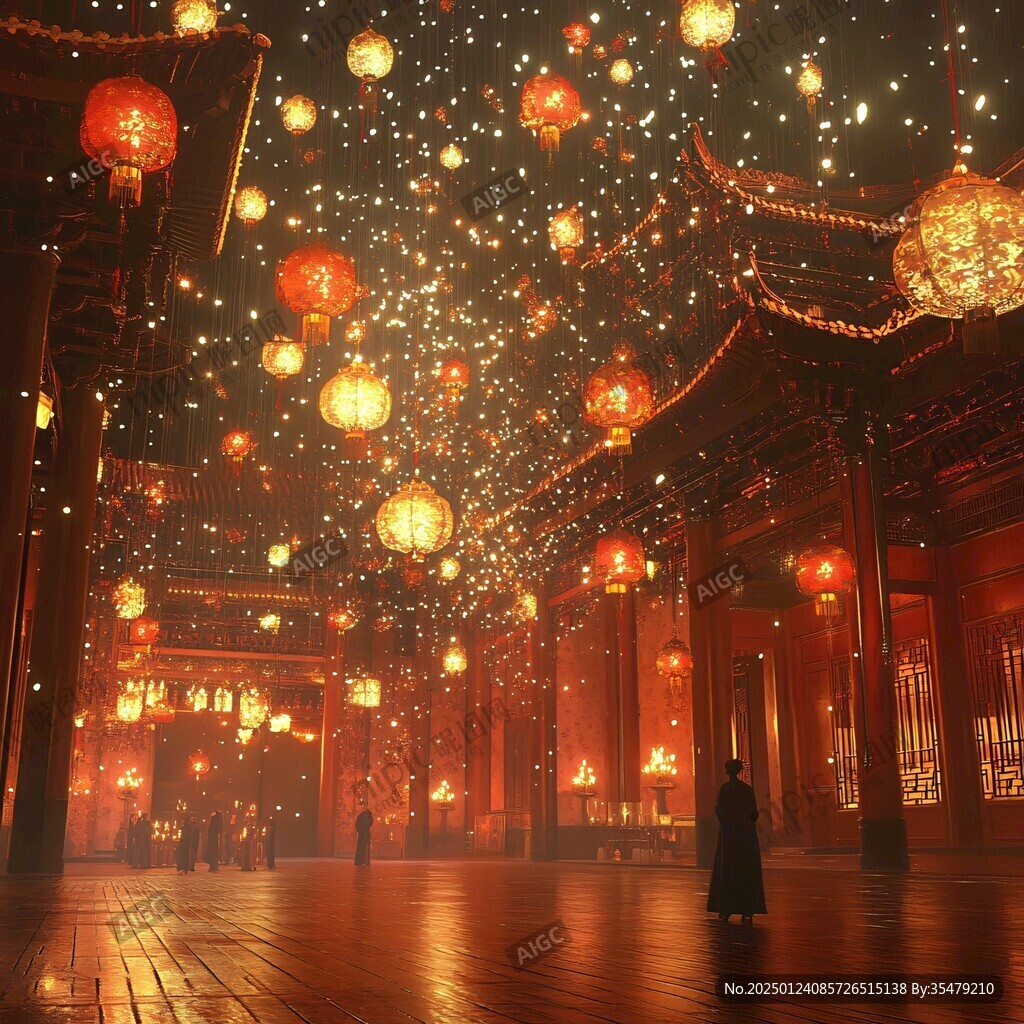 古风夜景