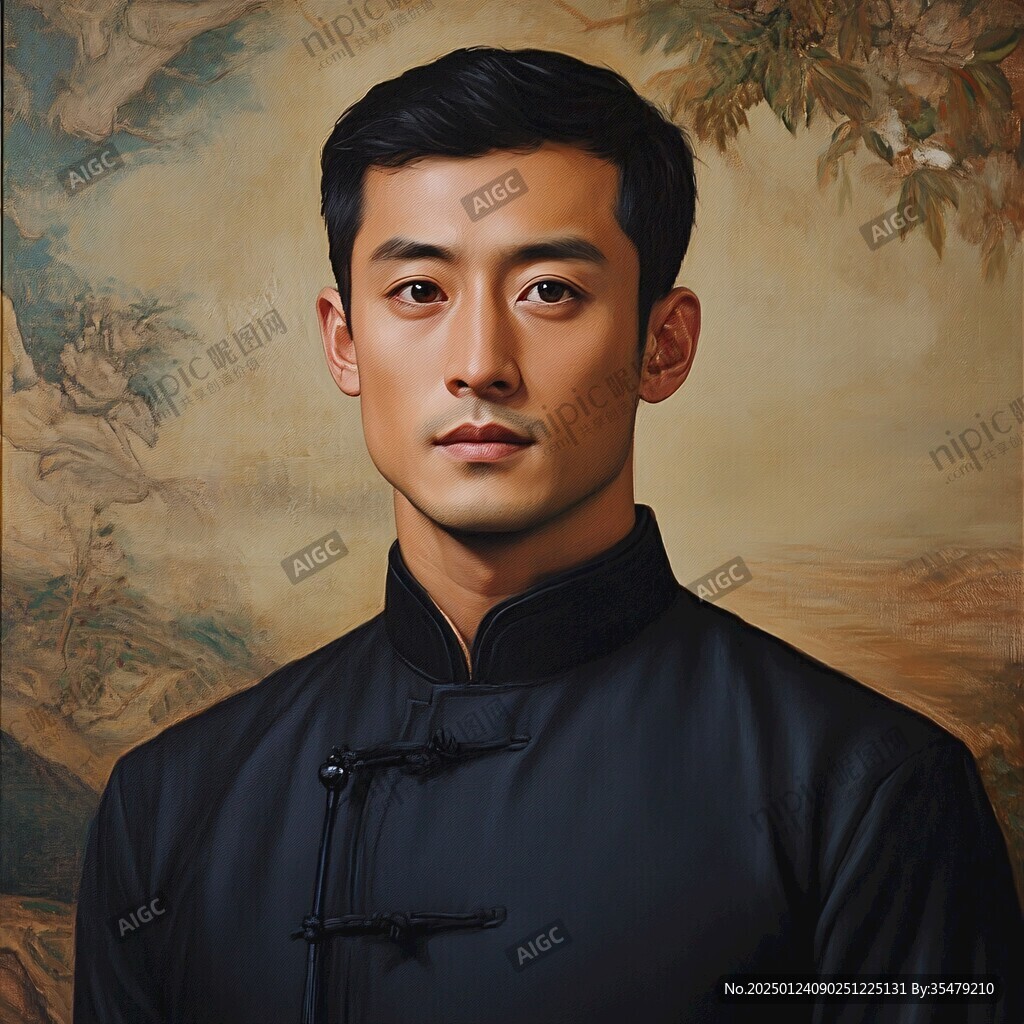 长褂青年