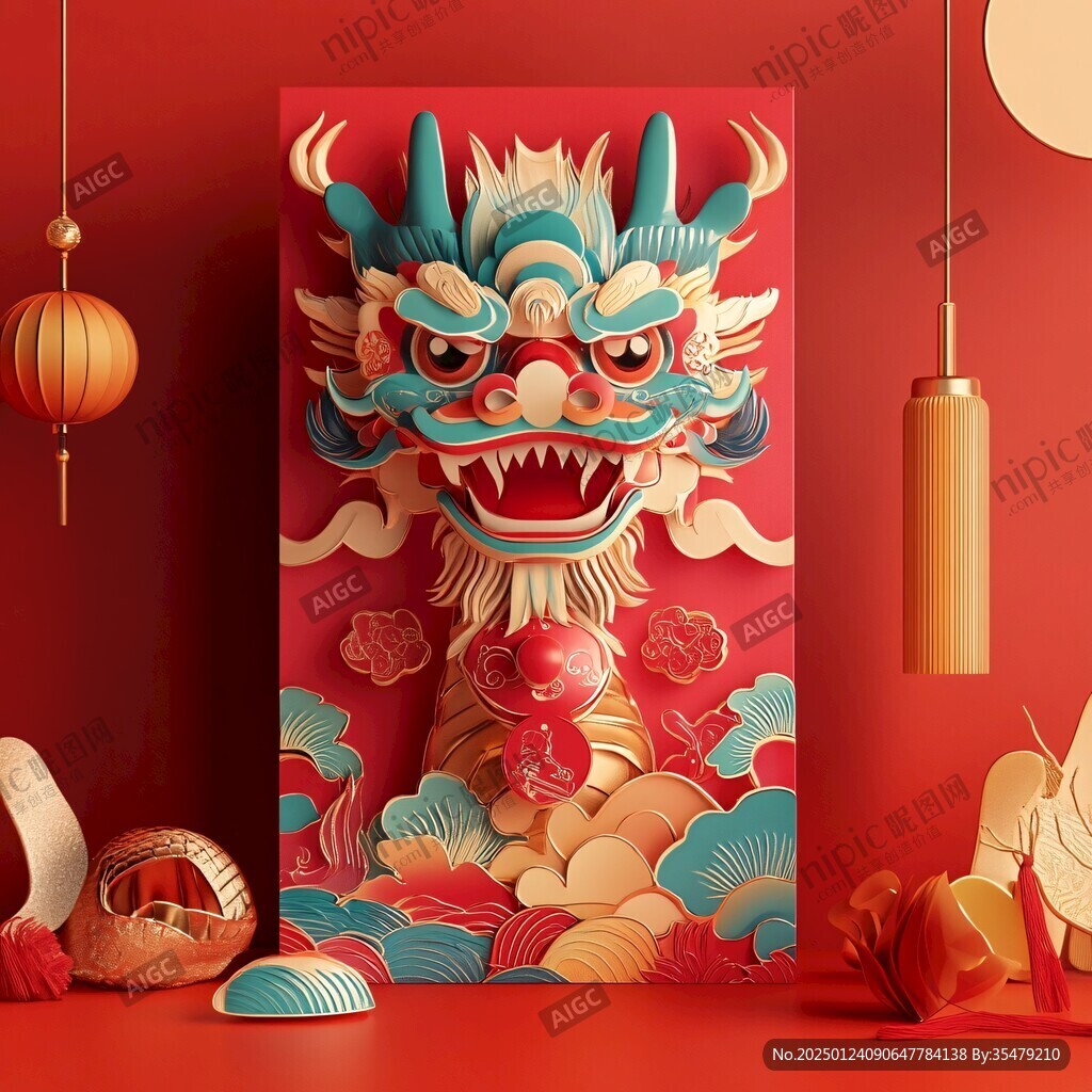 龙年包装插画合集