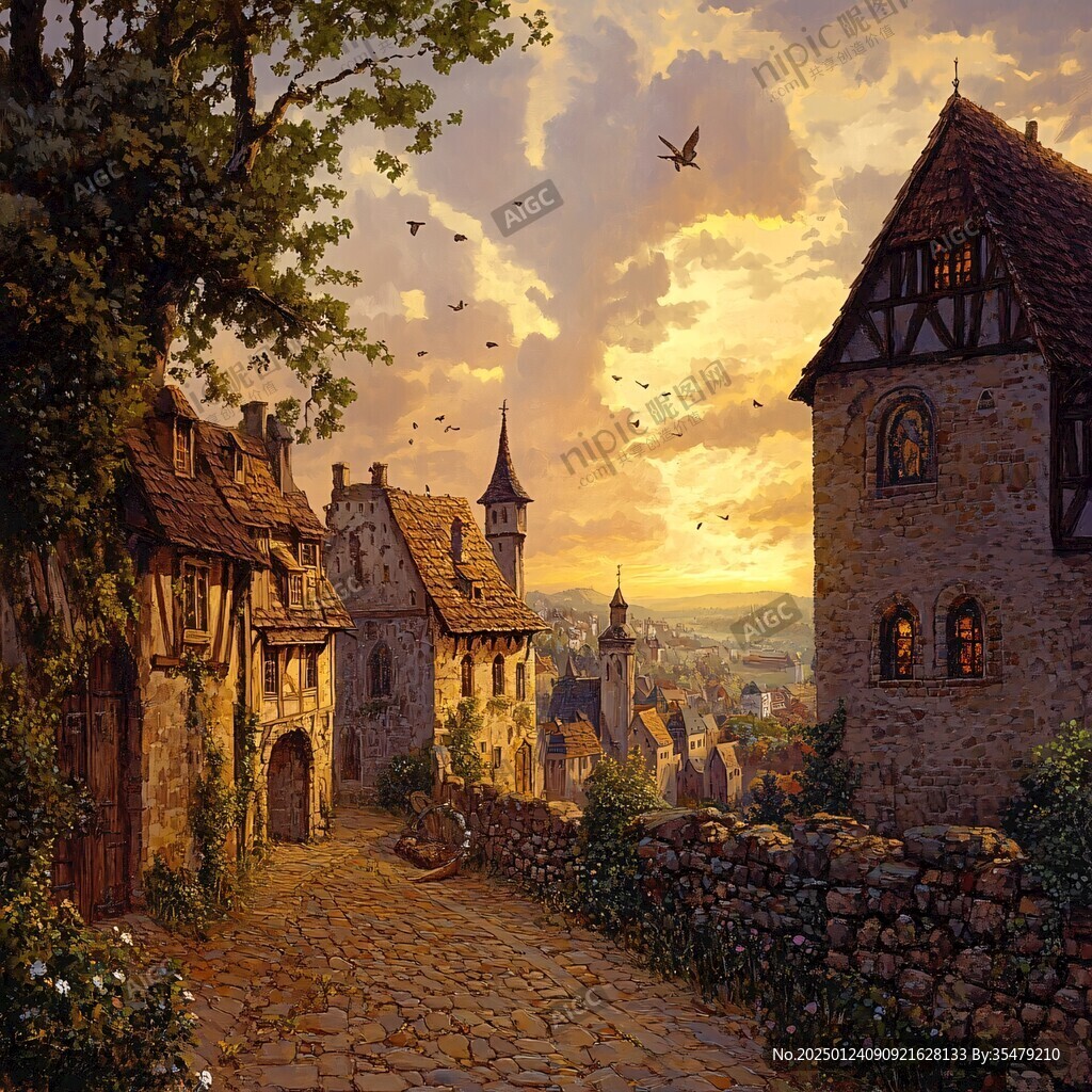 欧美小镇情景主题